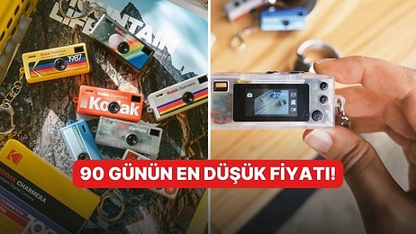 Hem Nostaljik Hem Trend: KODAK CHARMERA Mini Dijital Kamera İndirimde!