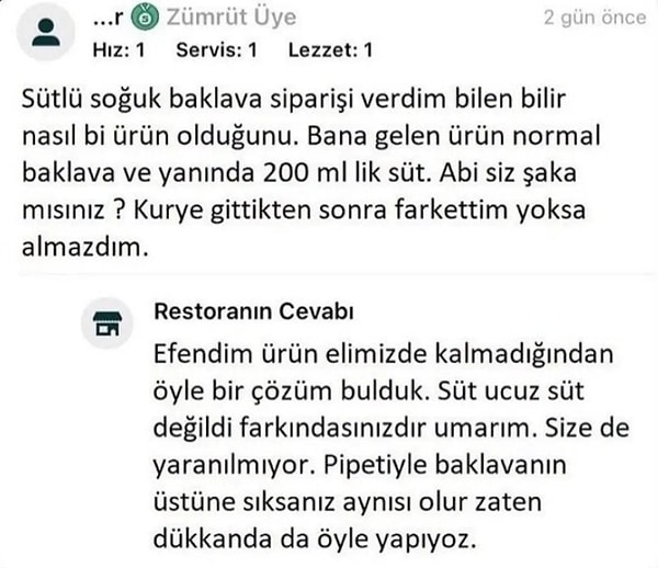 Yüzsüzlük çok iyi.
