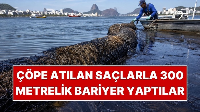 Çöpe Atılan Saçlarla Denize 300 Metrelik Bariyer Yaptılar