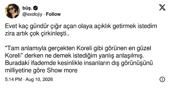 Tweetler alıp başını giderken tüm bu olayları başlatan kişiden de bir açıklama geldi.
