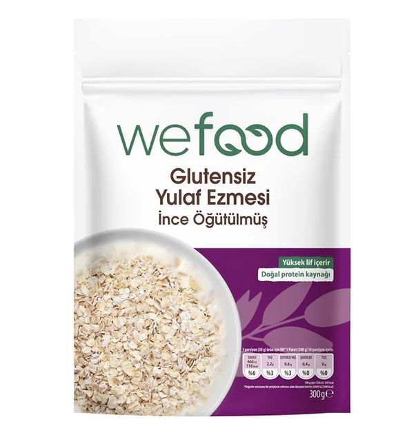 Wefood ince öğütülmüş glutensiz yulaf ezmesi 219,00 TL yerine net 120,45 TL!