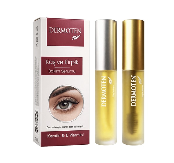 Dermoten kaş kirpik serumu onedio40 koduyla 423,92 TL yerine sepette net 254,35 TL!