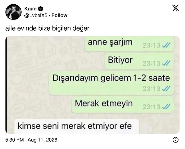 Samimi bir aile ortamı ❤️