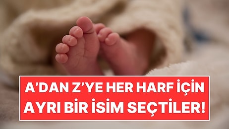 Kızlarının Adında Alfabenin 26 Harfine de Yer Verdiler