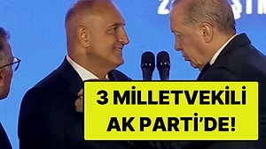 AK Parti'ye Peş Peşe Katılım! Cumhurbaşkanı Erdoğan, Milletvekillerine Rozetlerini Taktı