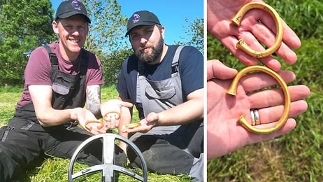 Metal Detector Discovery: Amateurs Unearth 3,000-Year-Old Gold Worth Millions Inches Underground
