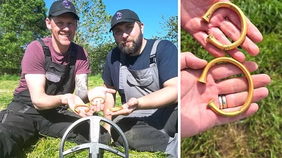 Metal Detector Discovery: Amateurs Unearth 3,000-Year-Old Gold Worth Millions Inches Underground