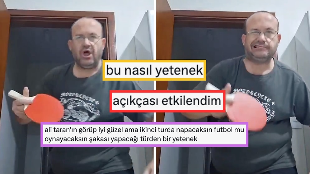 Ağzıyla Masa Tenisi Sesleri Çıkaran Abimiz Sosyal Medyada Viral Oldu