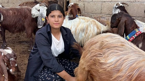16 yaşında ailesine destek oluyor.