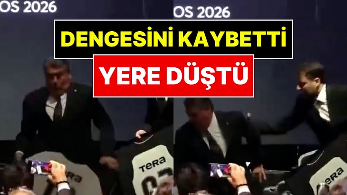 Beşiktaş Başkanı Serdal Adalı Basın Toplantısında Yere Düştü