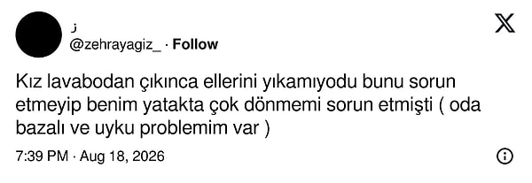 Yanıtlar ise genelde hijyen üzerine oldu.