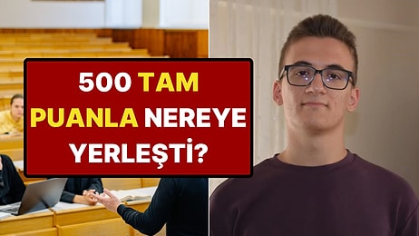 TYT'de 500 Tam Puanla Birinci Olan Öğrencinin Tercih Sonucu Ortaya Çıktı