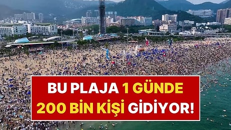 Dünyanın En Kalabalık Plajı ile Tanışın! 1 Günde 200 Bin Kişi Gidiyor