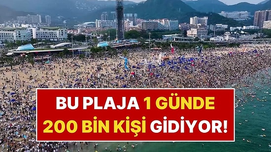 Dünyanın En Kalabalık Plajı ile Tanışın! 1 Günde 200 Bin Kişi Gidiyor