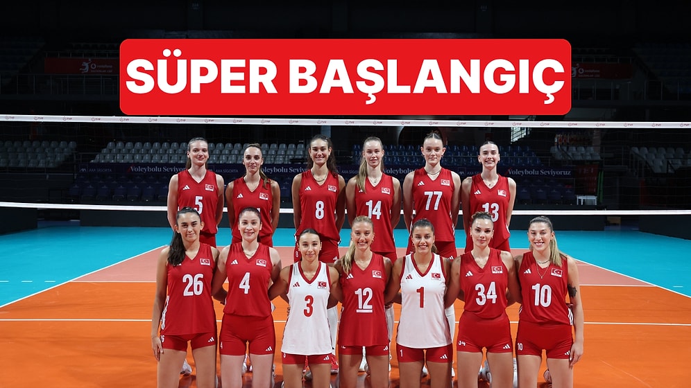 Kadın Voleybol Milli Takımımız, Akdeniz Oyunları'na Süper Bir Başlangıç Yaptı: 3-0