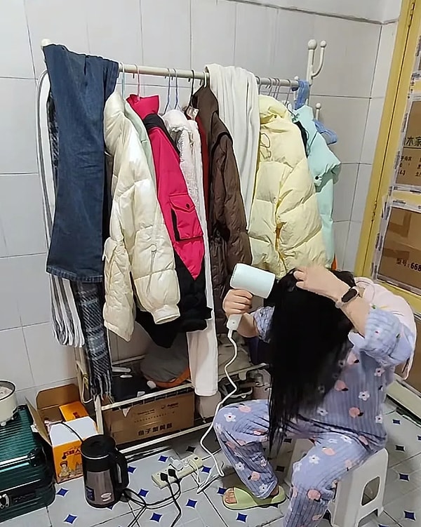 Gündüz tuvalet, gece yatak odası oluyor