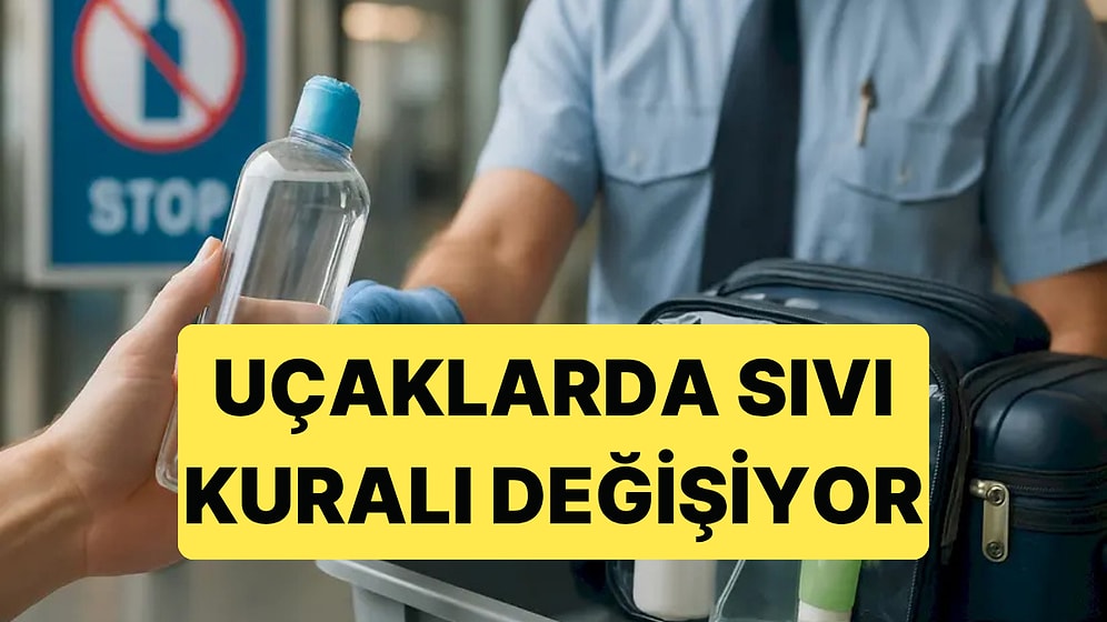 Uçaklarda Uygulanan 100 ml Sınırı Genişletilerek Sınır 2 Litreye Çıkarılacak