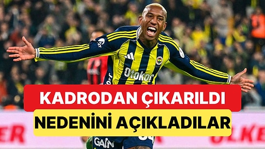 Fenerbahçe'de Talisca, Konyaspor Maç Kadrosundan Çıkarıldı: Transfer mi, Statü Sebebiyle mi?
