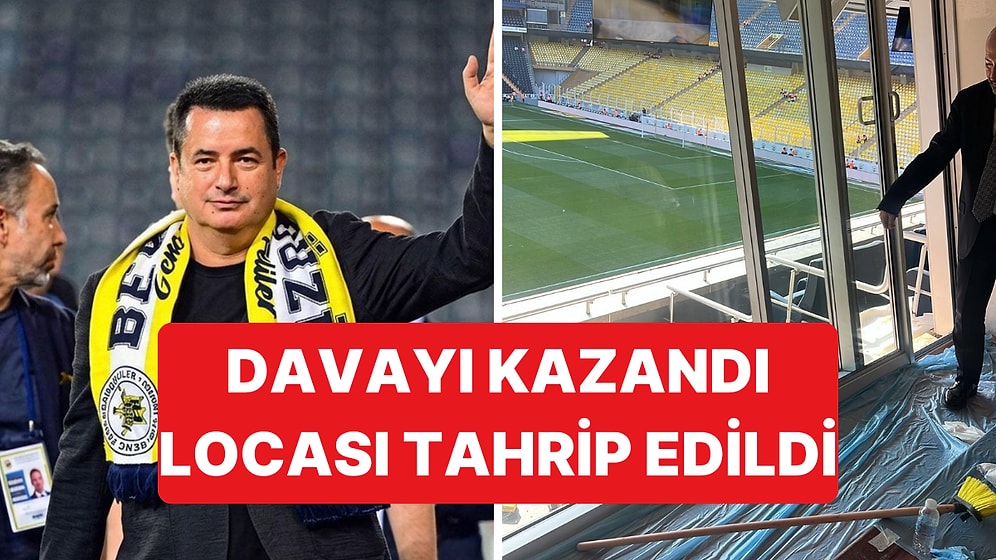 Aziz Yıldırım ve Acun Ilıcalı Arasındaki Loca Davasını Kazanan Ilıcalı'nın Locası Tahrip Edildi