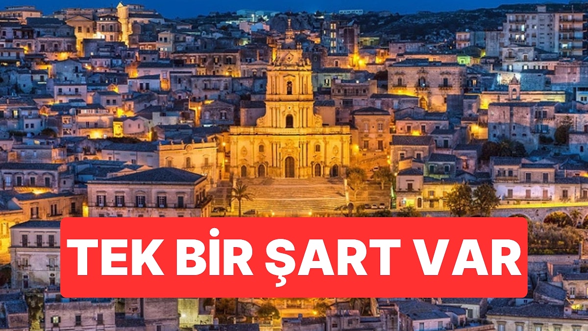 Sicilya'da Evler 1 Euroya Satılıyor: Tek Şartı Var