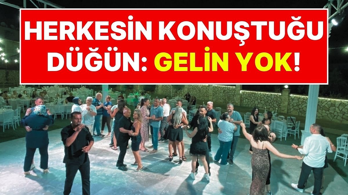 Düğüne 24 Saat Kala Evlenmekten Vazgeçen Damat, Salon Parası Yanmasın Diye Gelinsiz Düğün Yaptı