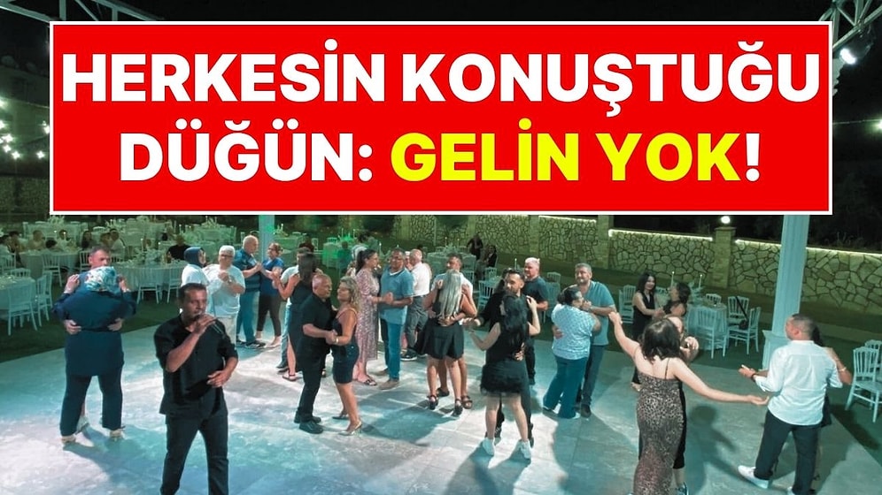 Düğüne 24 Saat Kala Evlenmekten Vazgeçen Damat, Salon Parası Yanmasın Diye Gelinsiz Düğün Yaptı