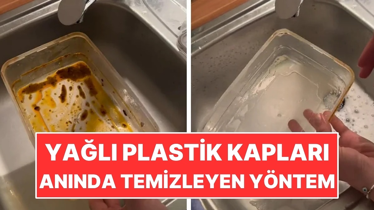 Plastik Saklama Kaplarındaki Yağ Kalıntılarını Çıkaran Basit Yöntem