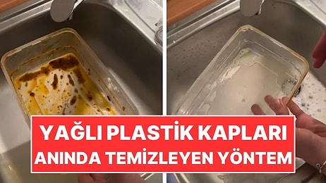 Plastik Saklama Kaplarındaki Yağ Kalıntılarını Çıkaran Basit Yöntem