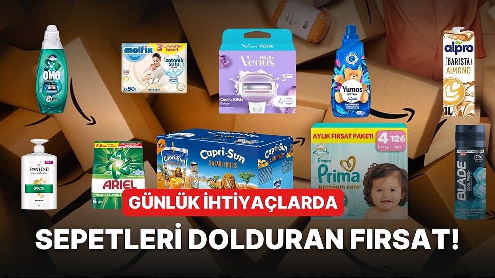 Yüzlerce Süpermarket Ürünlerinde Amazon Şehre Dönüş Fırsatları Başladı!