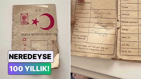 Detaylar Beğeni Topladı: Bir Sosyal Medya Kullanıcısı 1905 Doğumlu Bir Aile Büyüğünün Kimliğini Paylaştı