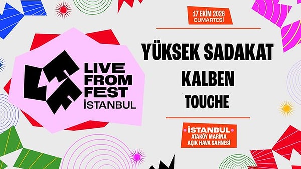 6. Farklı isimler, aynı sahne: Live From Fest'te Touché, Yüksek Sadakat ve Kalben sahne alacak!