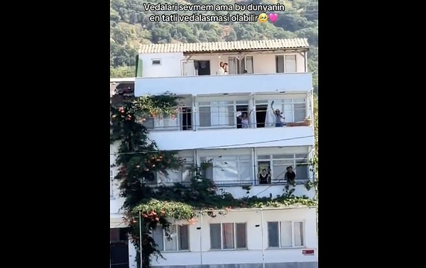 En tatlı veda.