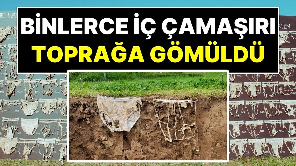 2000’den Fazla İç Çamaşırı Toprağa Gömüldü: İsviçreli Bilim İnsanları Neden 2 Bin İç Çamaşırını Toprağa Gömdü?