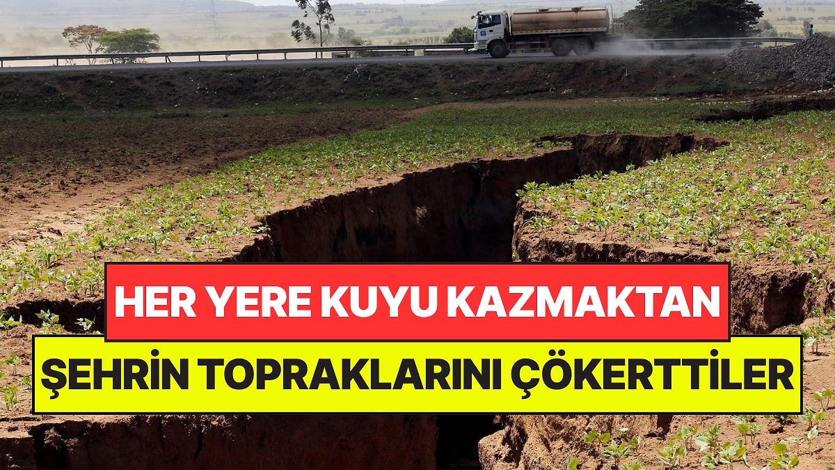Kuyu Kazmaktan Dünyanın En Verimli Tarım Bölgesini Bitirdiler: Toprak 9 Metre Çöktü