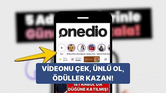 Artık Oturduğun Yerden Video Çekerek Ödül Kazanabileceksin: Onedio'da ViDio Challenge Başladı!