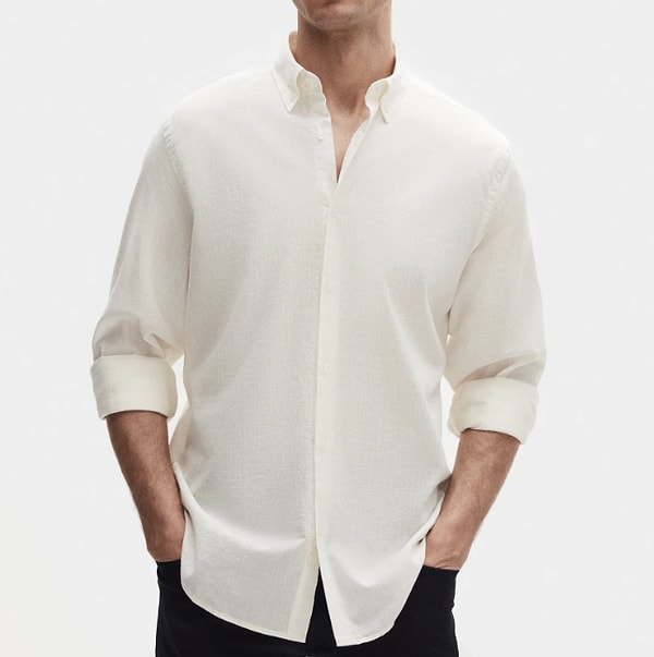 D'S Damat keten görünümlü %100 pamuk gömlek sepette 1.599,00 TL yerine net 799,00 TL!