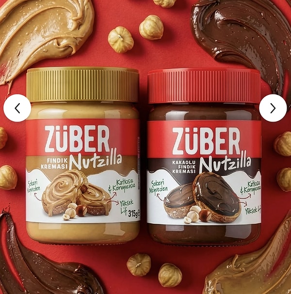 Züber İkili Nutzilla fındık kreması paketinde 1.500 TL alışverişe 300 TL anında indirim!