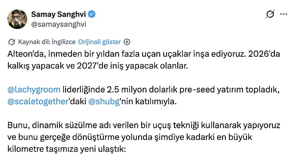 Alteon'un şu anda 20 kişilik bir ekibi var ve 10.000 metrekarelik bir tesiste çalışmalar devam ediyor.