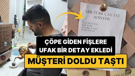 Çöpe Giden Fişlere Eklediği Detay Sonrası Dükkanı Müşteriyle Dolup Taştı