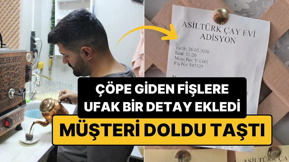 Çöpe Giden Fişlere Eklediği Detay Sonrası Dükkanı Müşteriyle Dolup Taştı
