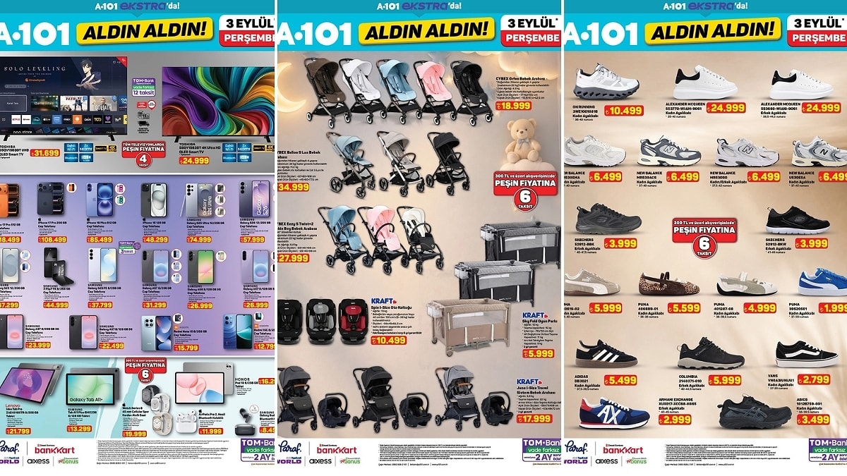 A101'e Kapaklı Metal Ayakkabılık Geliyor! 3 Eylül 2026 A101 Ekstra İnternete Özel Aldın Aldın Kataloğu