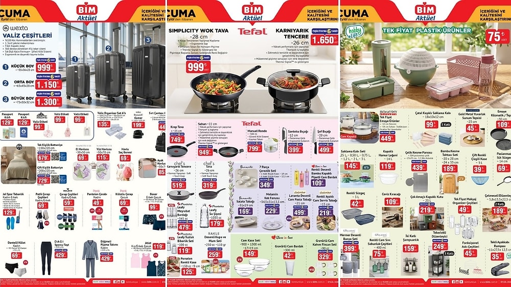 BİM'e Tefal Tava Çeşitleri Geliyor! 11 Eylül 2026 BİM Aktüel Kataloğu