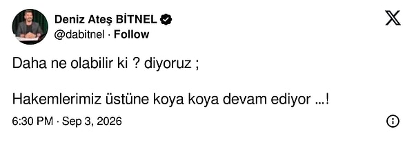 Eski hakemlerden taraftara herkes tepkiliydi.