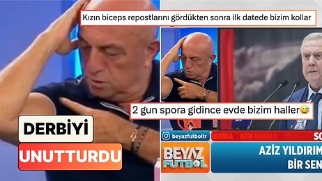Canlı Yayında Sinan Engin'in Bicepslerinin Seğirdiği Anlar Goygoycuların Diline Düştü