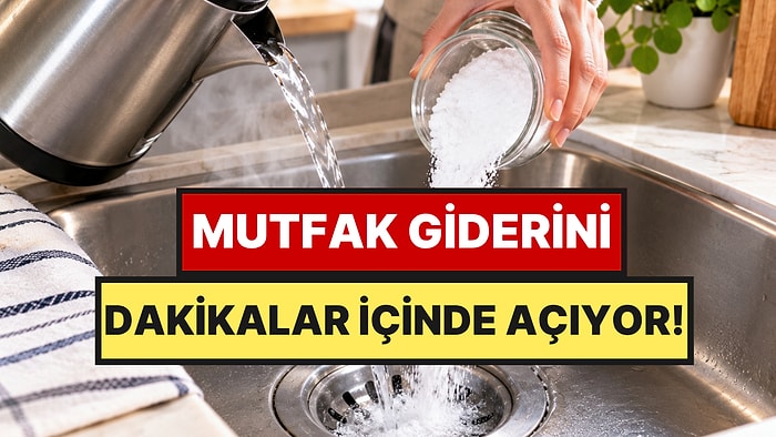 Sirke ve Karbonat Devri Bitti: Tek Malzeme Lavabodaki Tıkanıklığı 10 Dakikada Çözüyor