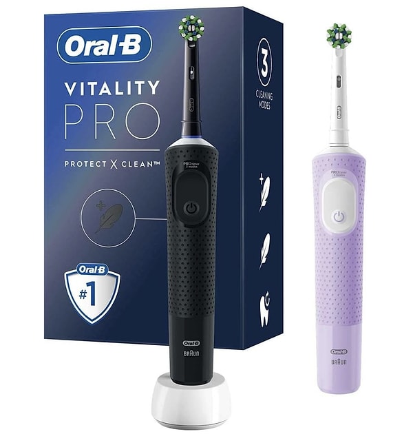 Oral-B Vitality Pro 2'li şarjlı diş fırçası çok satanlarda 1. sırada net 2.099,00 TL!