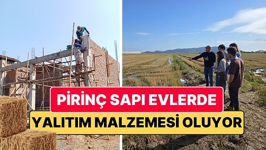 Pirinç Sapı Evlerde Kullanılacak: Yalıtım Malzemesi Oluyor
