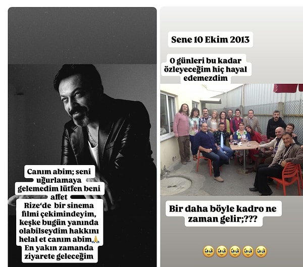 Veda töreninde Seksenler ekibinden birçok ismin bulunmasına rağmen Ceyhun Fersoy’un yer almaması dikkat çekti.