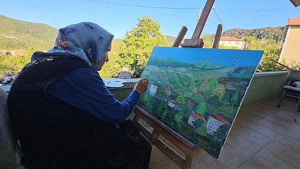 "I Forget the World While Painting"