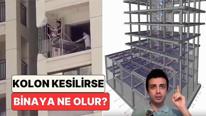 Kolon Kesilirse Binalara Ne Olur? İnşaat Mühendisi Kutay Demirel Tehlikeli Yük Değişimini Anlattı